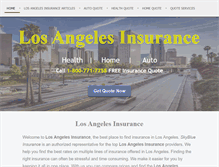 Tablet Screenshot of losangeles-insurance.net